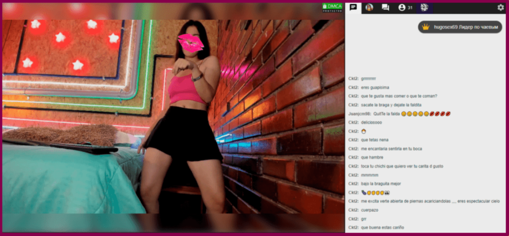 Web model show